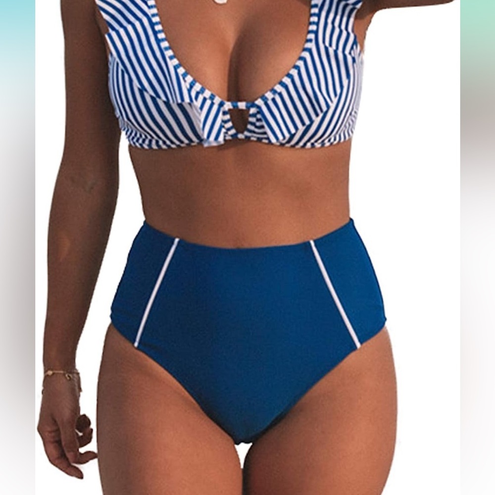 CUPSHE Women's High Waisted Bikini Bottoms